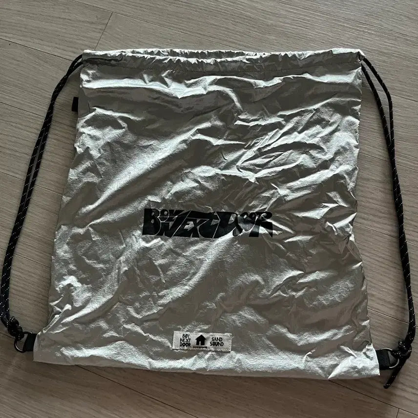 [BUNJANG] BOYNEXTDOOR Sandsound Gym Sack Grey / 보이넥스트도어 샌드사운드 짐색 그레이