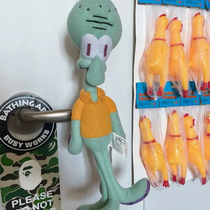 [BUNJANG] Vintage 2002 SpongeBob SquarePants Squidward Doll / 2002년 빈티지 스폰지밥 징징이 인형