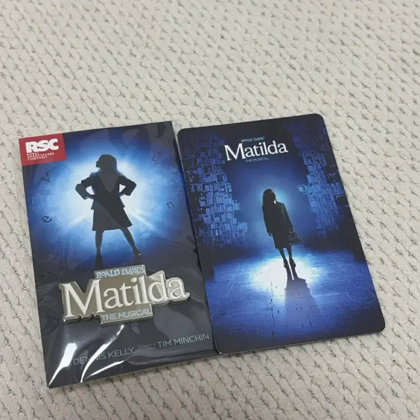 [BUNJANG] Matilda The Musical Goods Badge Photocard Set / 마틸다 더 뮤지컬 굿즈 뱃지 포토카드