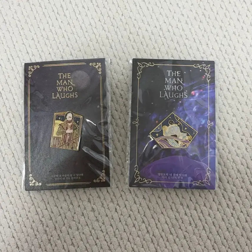 [BUNJANG] The Man Who Laughs Pin Badge Set / 웃는 남자 핀뱃지 세트
