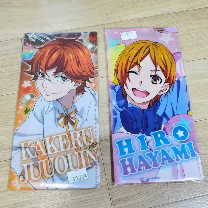 [BUNJANG] King of Prism Ticket Clear File Set (Hiro, Kakeru) / 킹프리 티켓 클리어파일 히로 카케루 일괄 팝니다