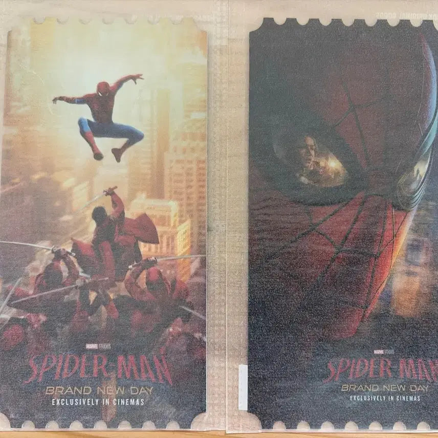 [BUNJANG] Spider-Man Brand New Day Original Ticket Set / 스파이더맨 브랜드뉴데이 오리지널티켓
