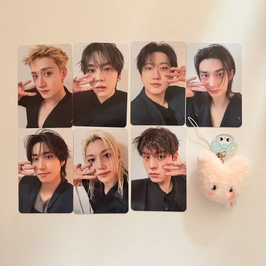 [BUNJANG] Stray Kids SKZ RUN-IT Concert POB Photocard Set + Foxiny Pom Pom Keyring / 스트레이키즈 스키즈 straykids skz RUN-IT 콘서트 7/29 입장포카 + 폭시니 폼폼키링