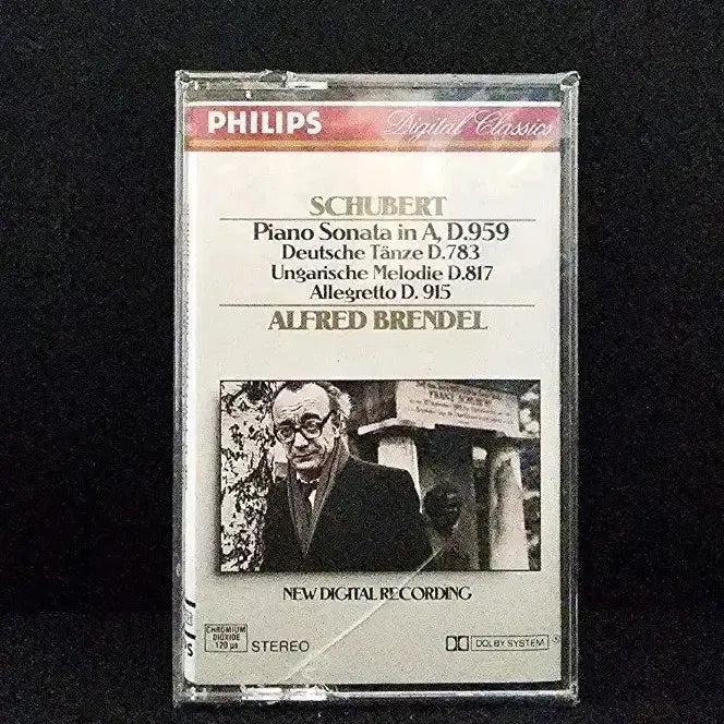[BUNJANG] Schubert Piano Sonatas and Dances Alfred Brendel Cassette Tape [Sealed] / 슈베르트 피아노 소나타 알프레드 브렌델 카세트 테이프 [미개봉]