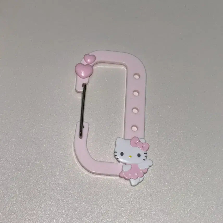 [BUNJANG] Sanrio Hello Kitty My Pachirun Carabiner Keychain Name Holder / 산리오 헬로키티 마이파치룬 카라비너 키링 네임홀더