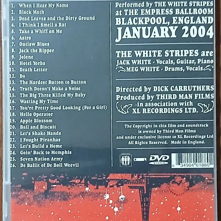 [BUNJANG] The White Stripes Blackpool Light Concert Live DVD / 더 화이트 스트라이프스 라이브 DVD