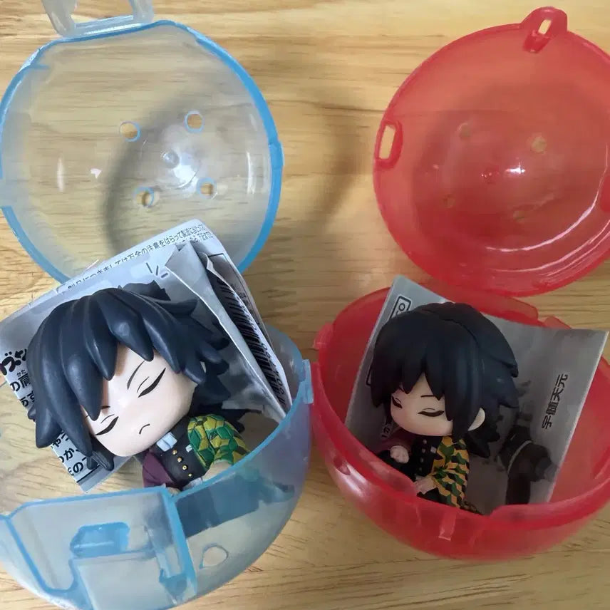 [BUNJANG] Demon Slayer Giyu Tomioka Shoulder Hugger Gacha Bundle Set / 귀멸의 칼날 어깨쿵 가챠 네무라세타이 가챠 토미오카 기유  일괄 양도