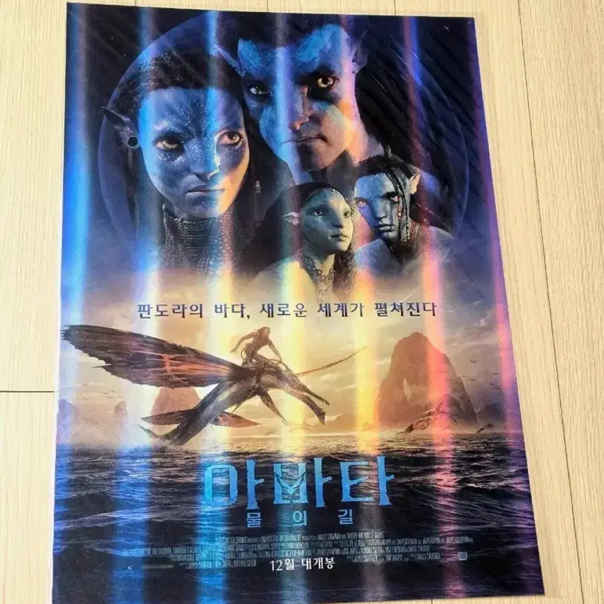 [BUNJANG] Avatar: The Way of Water Movie Goods Package Poster (A3) / [전용박스포장]영화 아바타 물의길 굿즈패키지 포스터(A3)