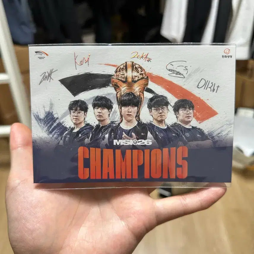 [BUNJANG] HLE MSI Championship Commemorative Postcard (Sealed) / (후기2,208/미개봉새상품)HLE MSI우승 기념엽서