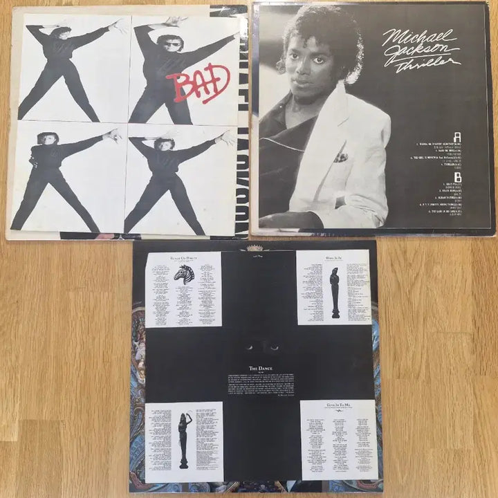 [BUNJANG] Michael Jackson LP Bundle Set (Bad, Thriller, Dangerous) / [M] Michael Jackson 마이클 잭슨 LP 3종 일괄