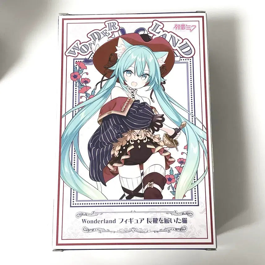 [BUNJANG] Hatsune Miku Wonderland Puss in Boots Fairy Tale Figure (Sealed) / 미개봉 | 하츠네 미쿠 원더랜드 장화신은 고양이 동화 피규어 미소녀