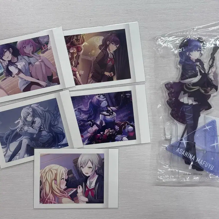 [BUNJANG] Mafuyu Acrylic Stand &amp; Card Bundle Set / [일괄] 프세카 마후유 아크릴, 카드