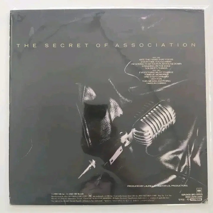 [BUNJANG] Paul Young The Secret of Association LP / 폴 영 LP / Paul Young - The Secret of Association/ EX+