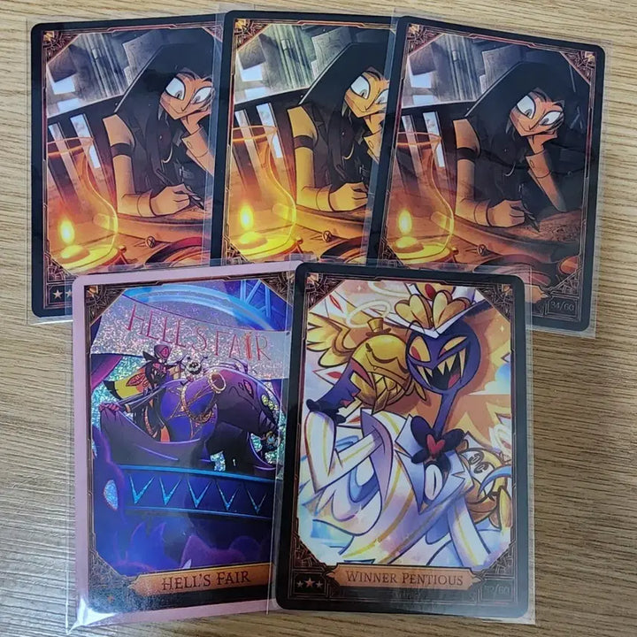 [BUNJANG] Hazbin Hotel Henshin Sans Foil Non-Foil Card Bundle Set / 해즈빈호텔 팬셔스 관련 포일 논포일 카드 일괄