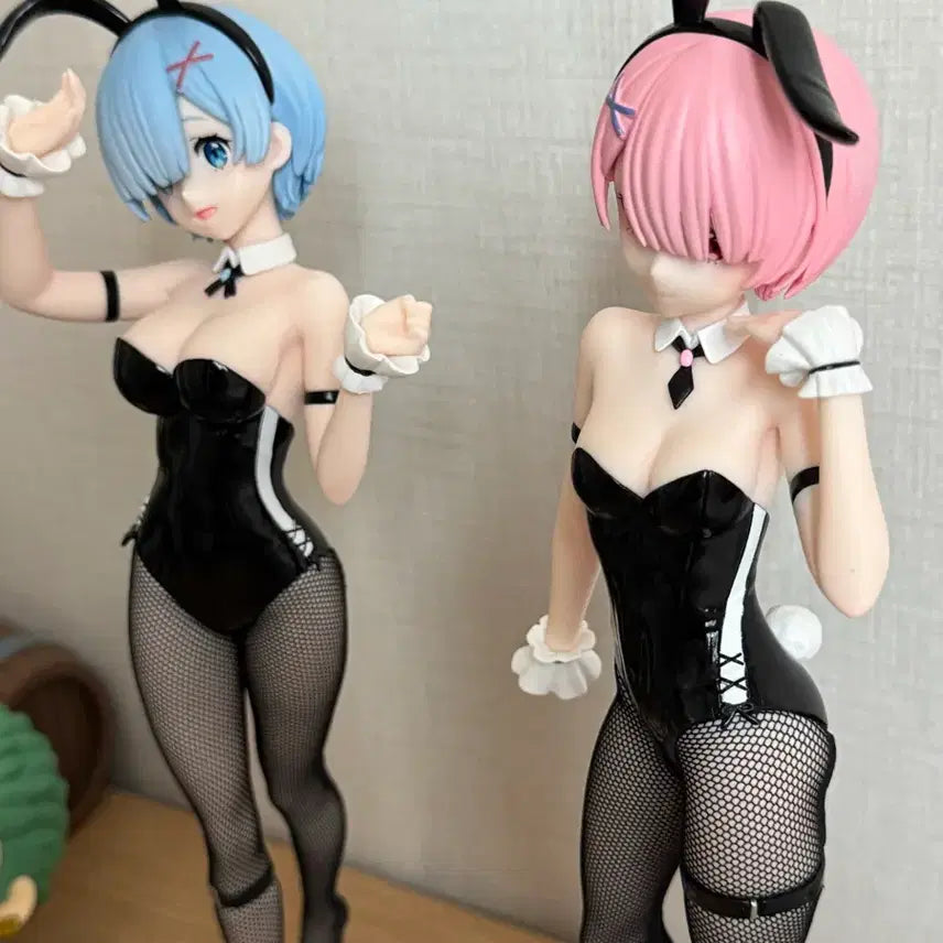 [BUNJANG] Re:Zero Rem Ram Fluex Bunny Girl Figure Bundle Set / 리제로 렘 람 후류 바니걸 피규어 일괄 판매