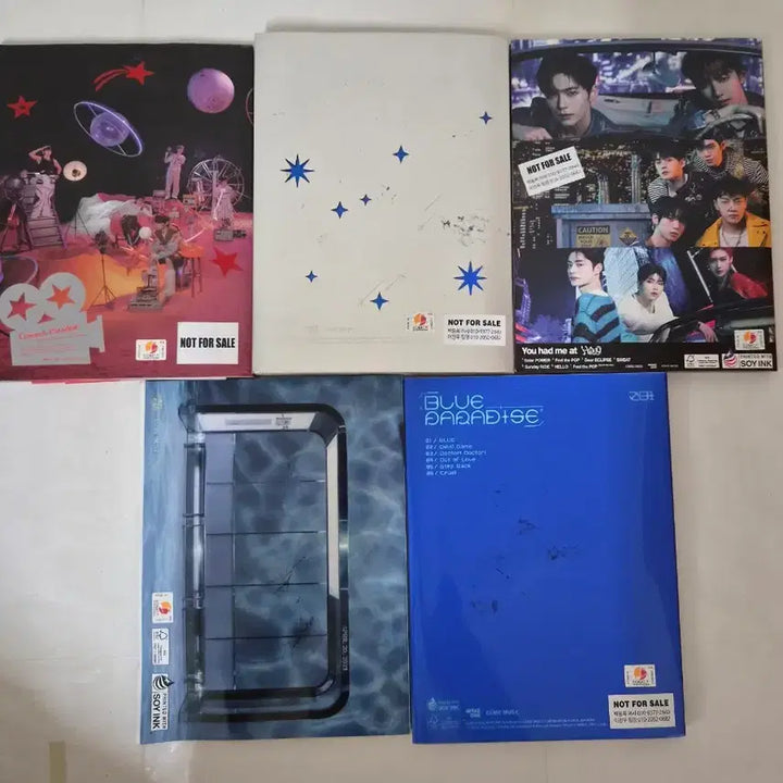 [BUNJANG] ZEROBASEONE Signed Album CD Bundle Set / 제로베이스원 앨범 사인 CD 5종 일괄입니다