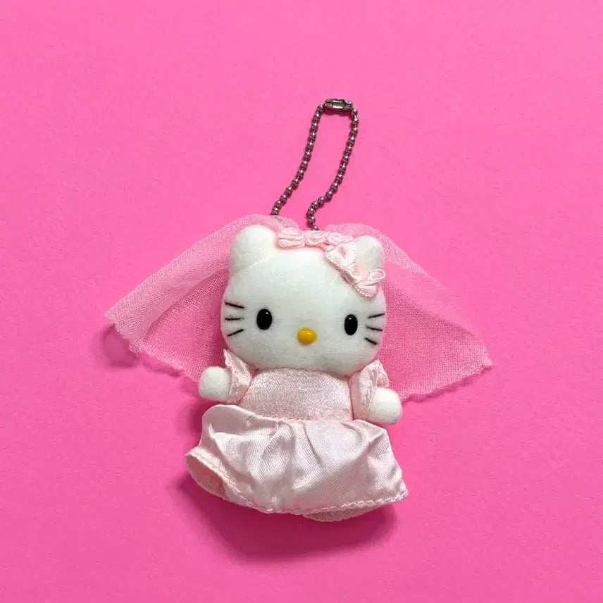 [BUNJANG] Sanrio Classic Micro Wedding Kitty Doll / 고전 초소형 웨딩 키티 인형
