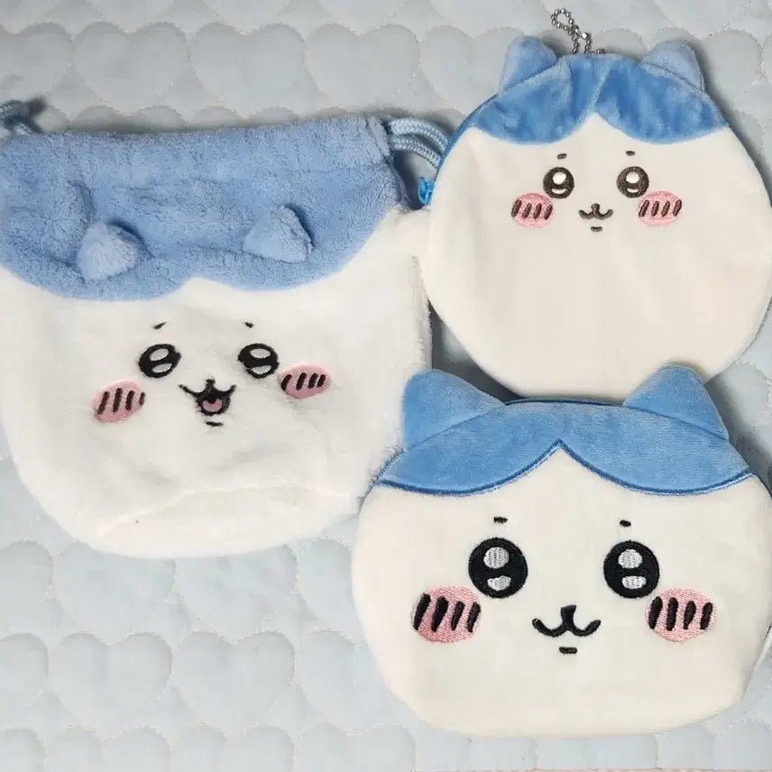 [BUNJANG] Chiikawa Hachiware Pouch Bundle / 치이카와 하치와레 파우치 동전지갑 일괄 판매