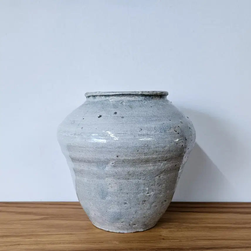 [BUNJANG] Joseon Dynasty Early Period Celadon Porcelain Jar Vase / [진품보증] 조선초기 백자입호 화병