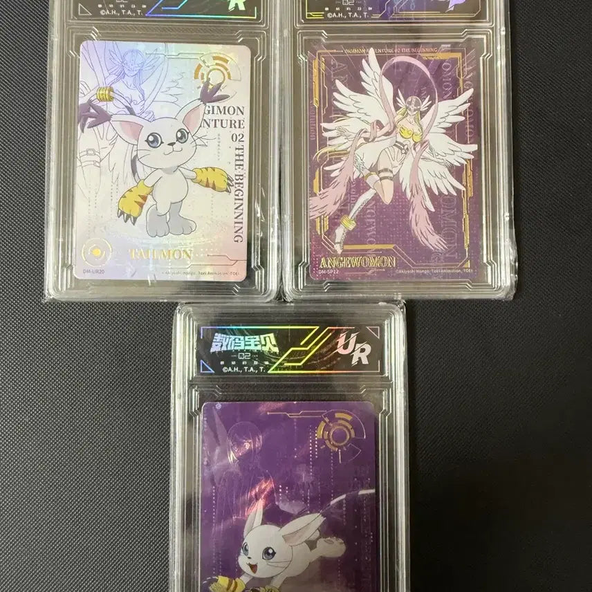 [BUNJANG] Digimon Adventure Gatomon, Angewomon UR SP Cards (3 Types) / 디지몬 어드벤처 가트몬,엔젤우몬 카드 3종 UR SP