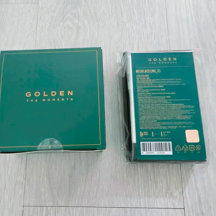 [BUNJANG] BTS Jungkook Golden The Moments Exhibition Necklace Jewelry Box Set / 방탄소년단 BTS 정국 전시회 목걸이 판매 풀세트 (새상품)