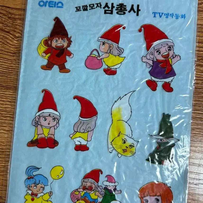[BUNJANG] 1980s Vintage Double-Sided Sticker Set / 초희귀))80년대 고전 스티커 세트 양면