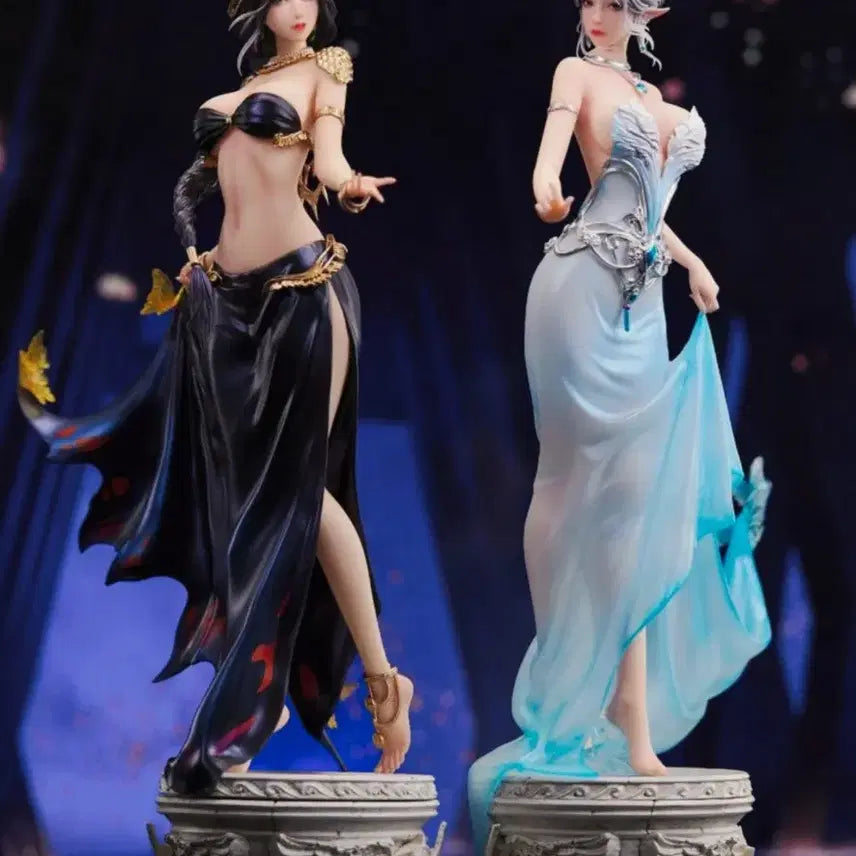 [BUNJANG] Bear Panda Princess Figures (Set of 2) / 베어판다 피규어 프린세스 2종 일괄