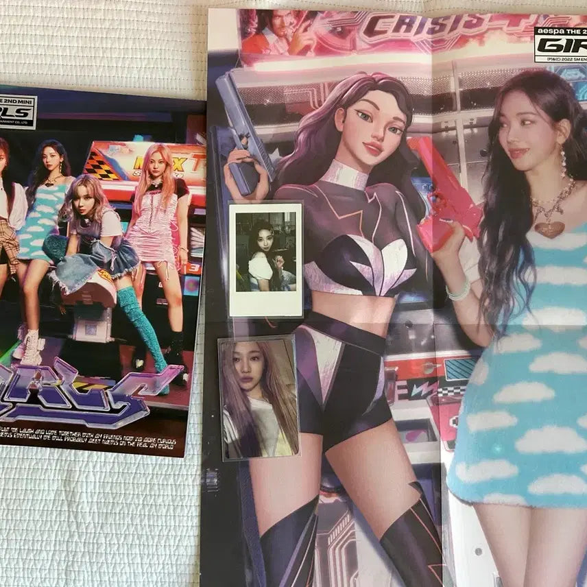 [BUNJANG] Aespa Girls Album Ningning Photocard / 에스파 걸스 girls 앨범 포스터 닝닝 포카 폴라