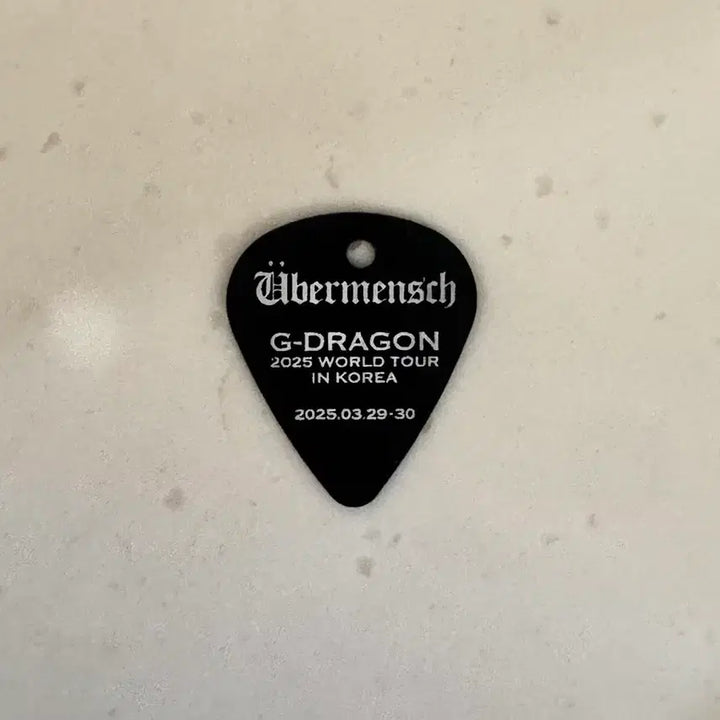 [BUNJANG] G-Dragon Seoul Concert Guitar Pick / 지드래곤 지디 서울 콘서트 기타피크