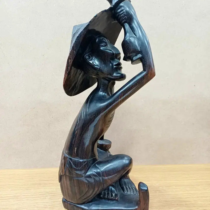 [BUNJANG] Ebony Wood Carving &