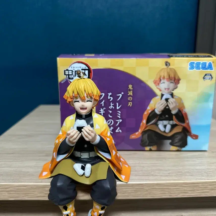 [BUNJANG] SEGA Demon Slayer Agatsuma Zenitsu Chokonose Figure (Box Included) / 세가 귀멸의 칼날 쵸코노세 피규어 - 아가츠마 젠이츠 (박스 포함)