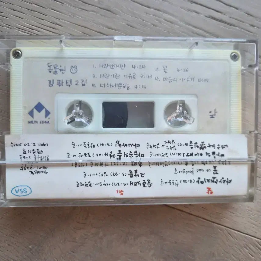 [BUNJANG] Kim Kwang-seok Zoo 2nd Album Cassette Tape / 김광석 동물원 2집 카세트 테이프
