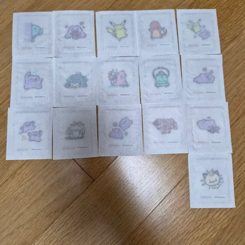[BUNJANG] Colorgram Pokemon Sticker Set / 컬러그램 포켓몬 띠부씰