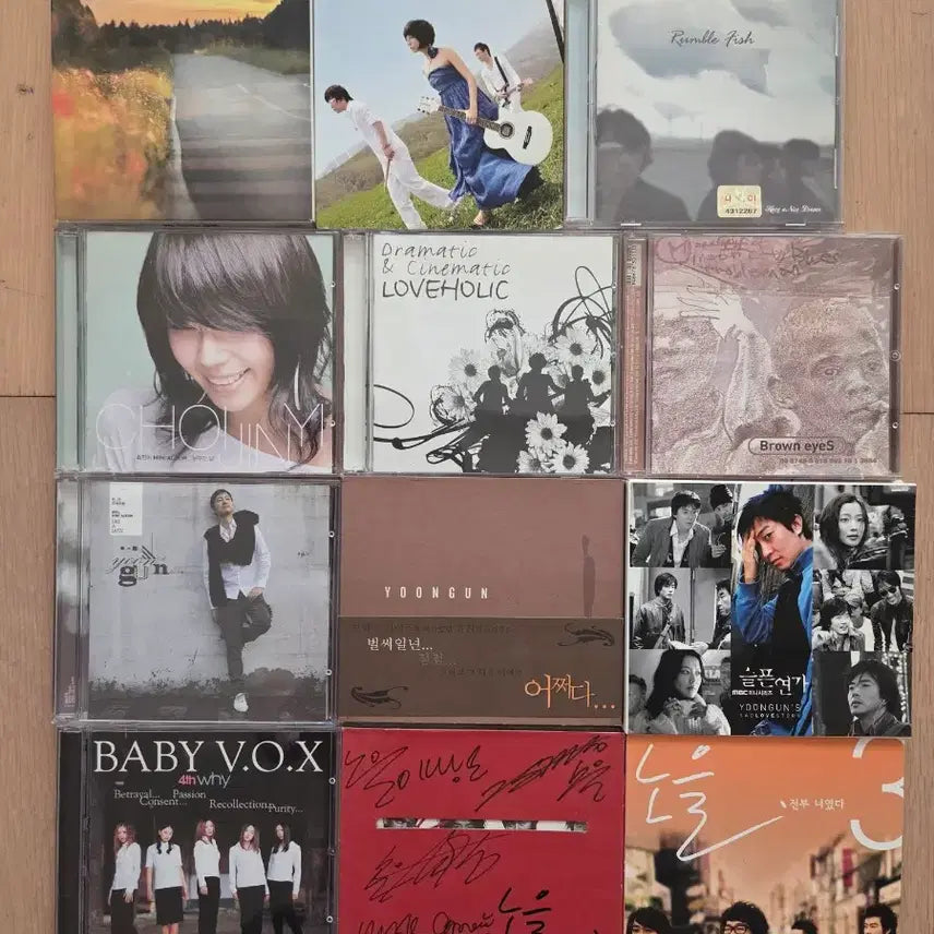 [BUNJANG] Various Artists K-Pop CDs Bundle / 어반자카파, 럼블피쉬, 브라운 아이즈, 러브홀릭, 윤건, 노을, 베이비복스  CD