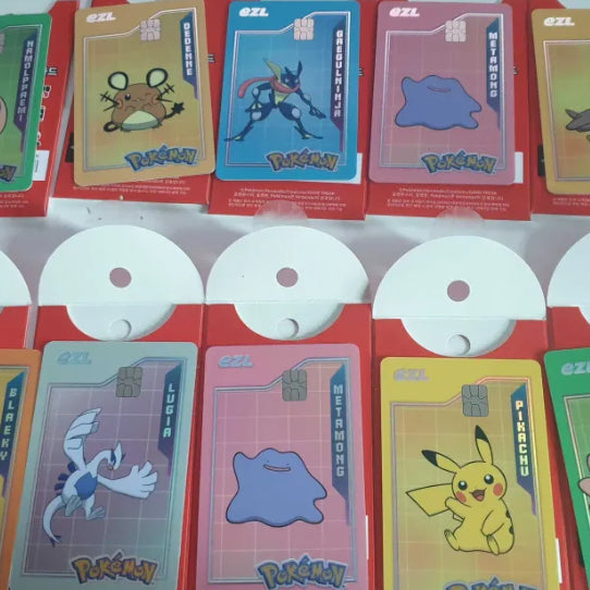 [BUNJANG] Pokemon Transit Card Bundle Set (14 Cards) / 일괄)포켓몬 교통카드 14장