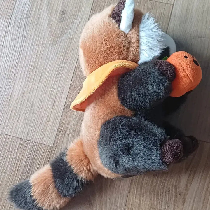 [BUNJANG] Red Panda Halloween Pumpkin Plush Toy / 할로윈데이 호박 펌킨  레서판다 인형  털인형 주황색