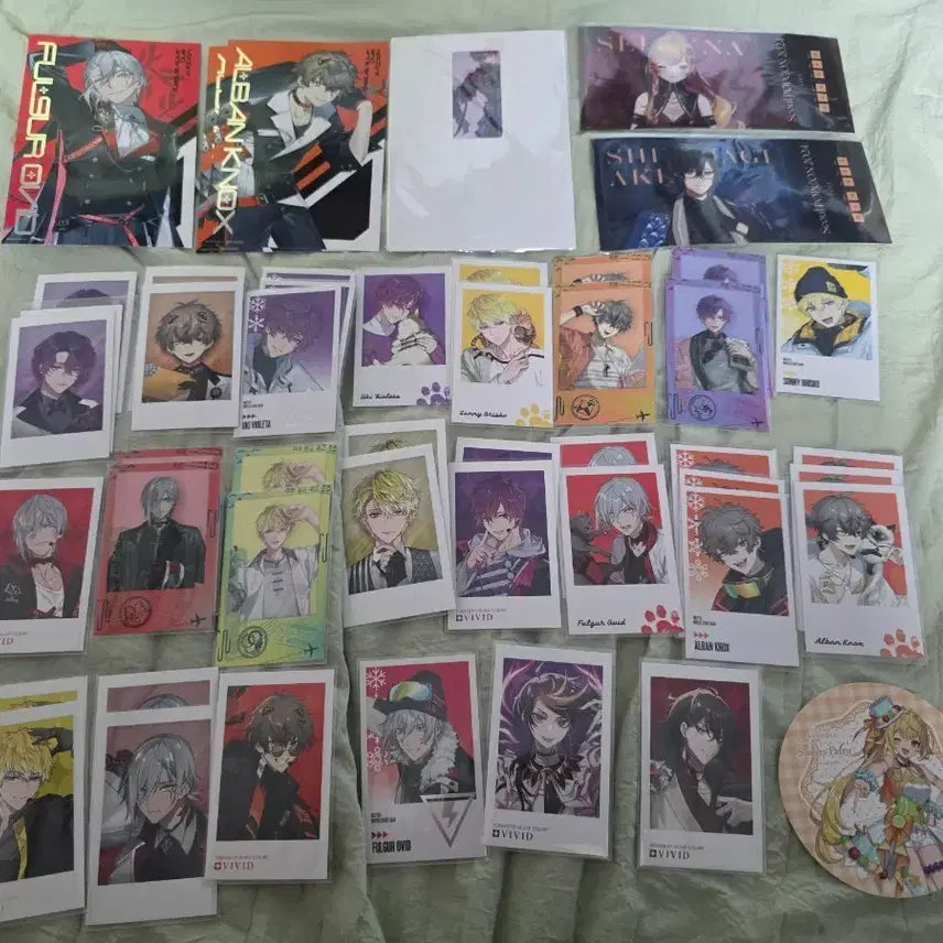 [BUNJANG] Nijisanji Noctyx Paper Goods Bundle Set / 니지산지 녹틱스 체키, 지류 등