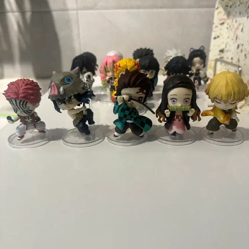 [BUNJANG] Bandai Demon Slayer Premium Gacha Full Set (15 Types) / 초희귀 반다이 정품)귀멸의 칼날 프리미엄 가챠 15종 일괄 판매