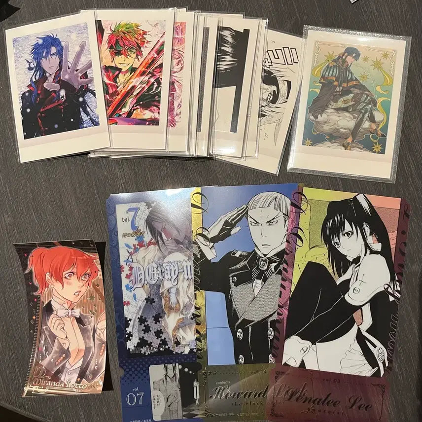 [BUNJANG] Digimon Kanda Bundle Set Poucha Special Edition 15 Photocards Gold Sticker 1 Ticket 3 / 일괄 디그레이맨 파샤 특전 칸다 15장 금박스티커 미란다1장 티켓3장