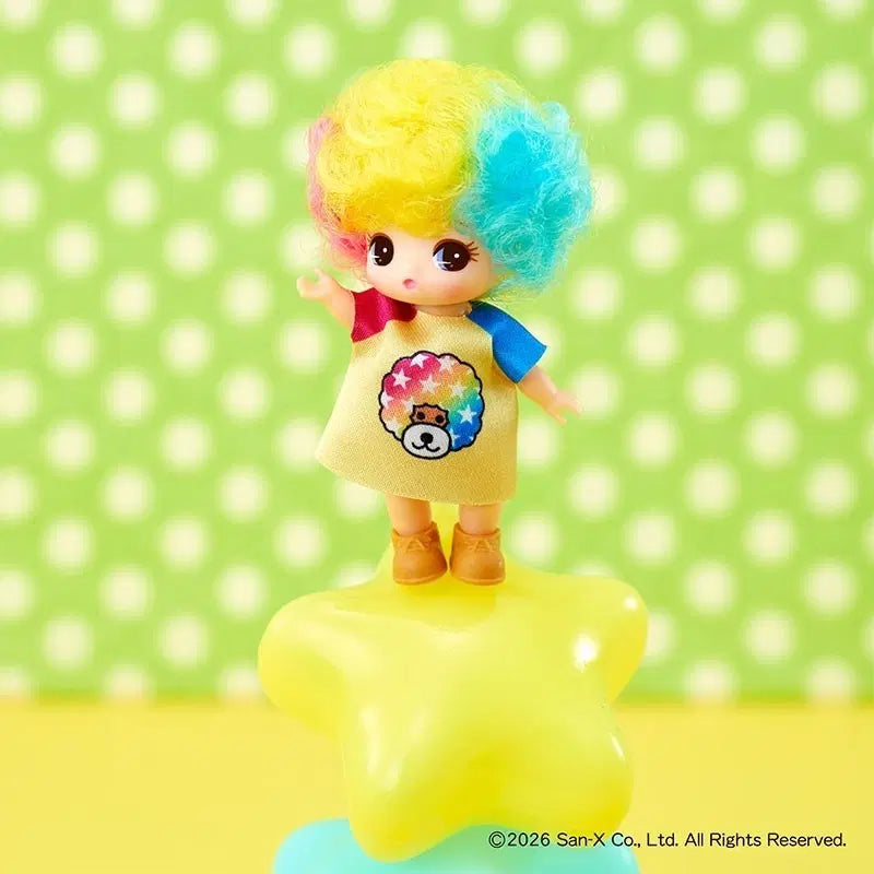 [BUNJANG] San-X Puchirica-chan Afroken Plush / 산엑스 푸치리카짱 아프로켄