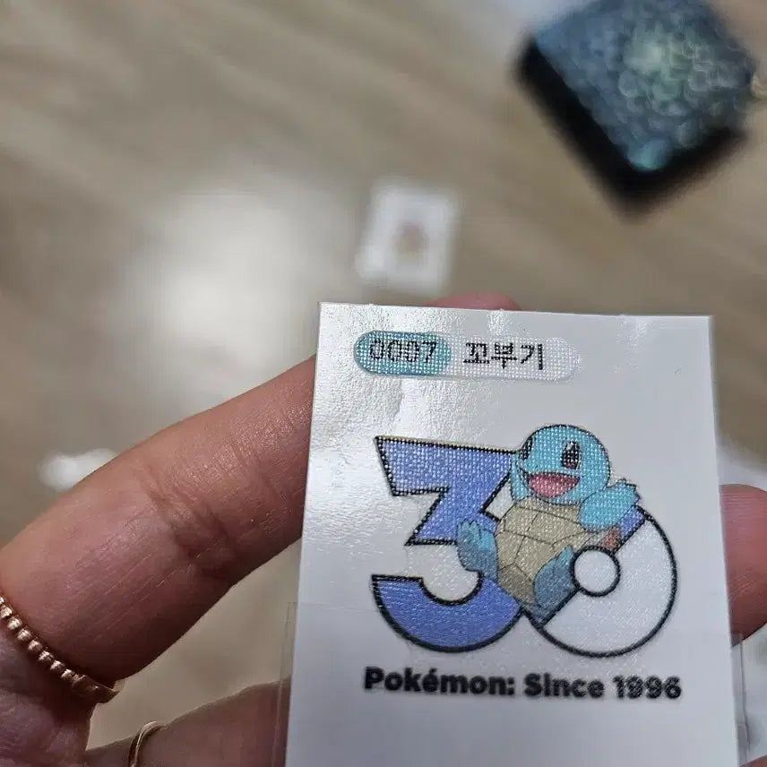 [BUNJANG] Pokemon 30th Anniversary Ttibus Seal / 포켓몬30주년 띠부씰