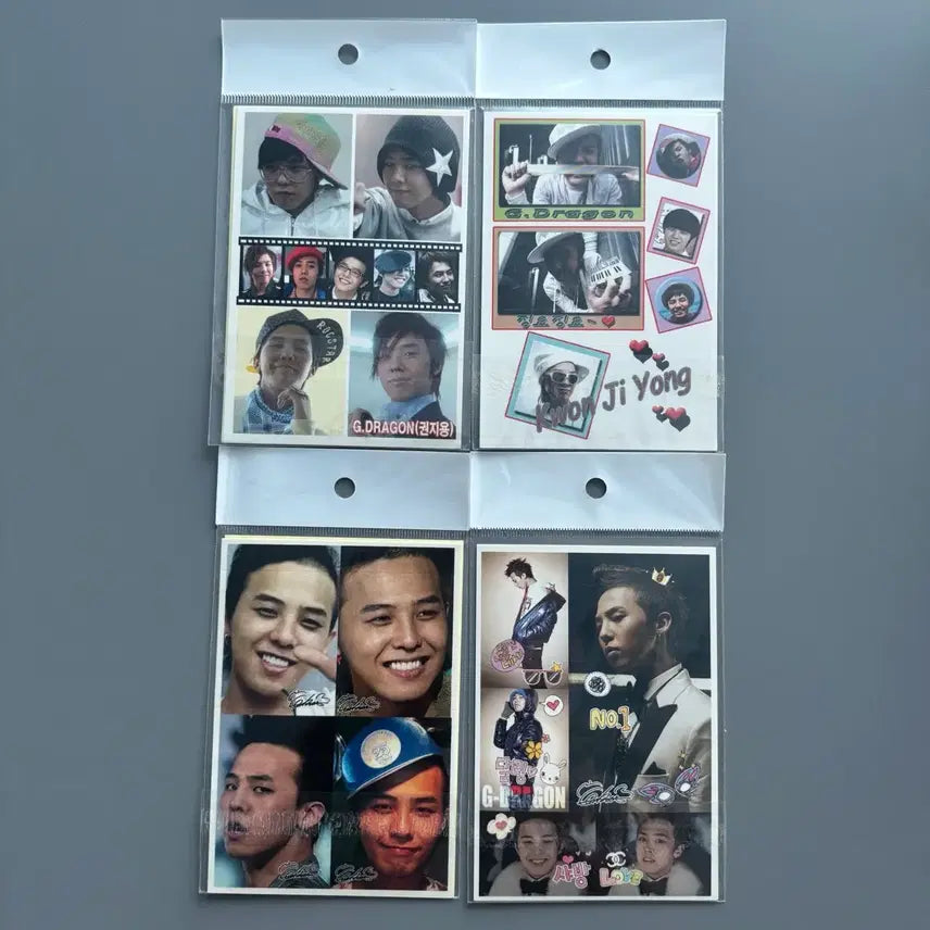 [BUNJANG] G-Dragon 2007-2008 Unofficial Fan-Made Stickers / [고전문구] 지디 지드래곤 2007~2008 비공굿 스티커 옛날문구