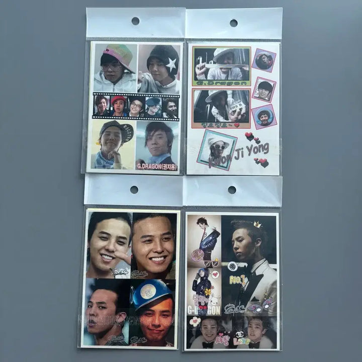 [BUNJANG] G-Dragon 2007-2008 Unofficial Fan-Made Stickers / [고전문구] 지디 지드래곤 2007~2008 비공굿 스티커 옛날문구