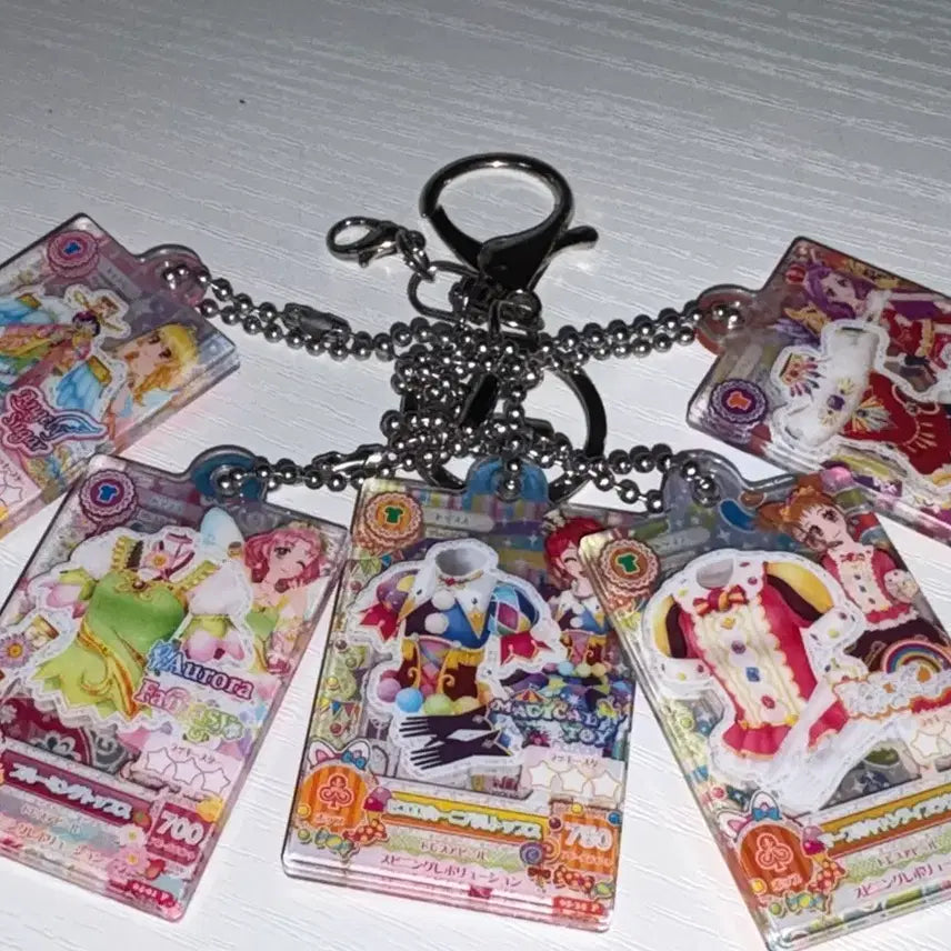[BUNJANG] Aikatsu Gashapon Star Friends Ichigo Sakura Eimi Shu Luna Lime Cherry Set / 아이카츠 가샤폰 스타페 이치고 사쿠라 에이미 슈 루나 라임 체리