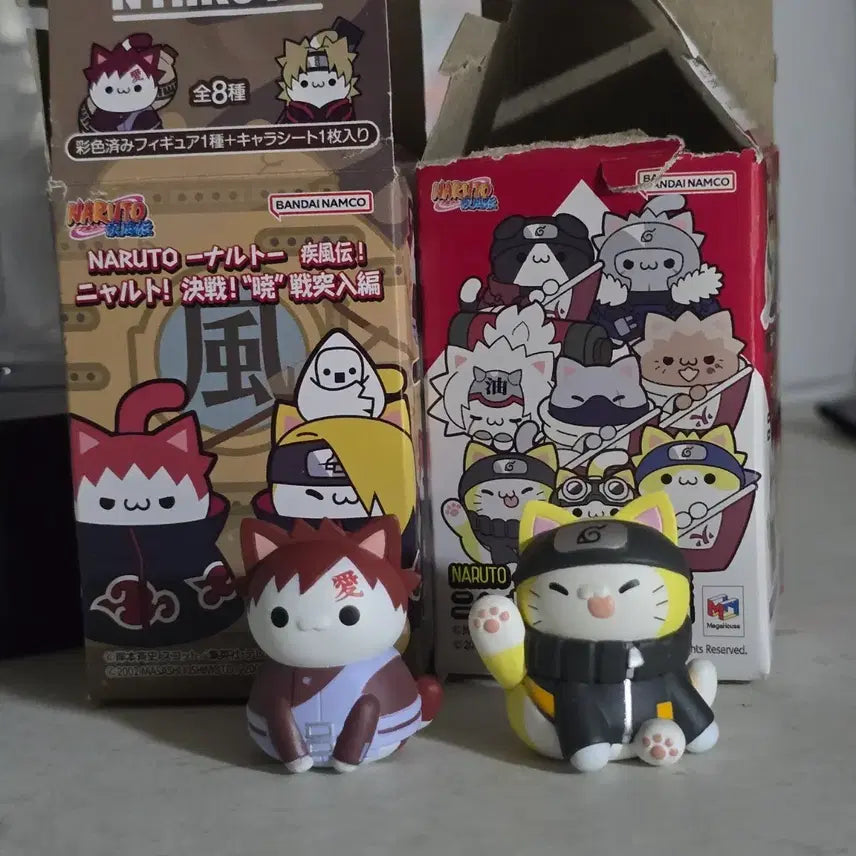 [BUNJANG] Megacats Naruto/Gaara Opened Bundle Figure / 나루토 메가캣 나루토/가아라 개봉 일괄
