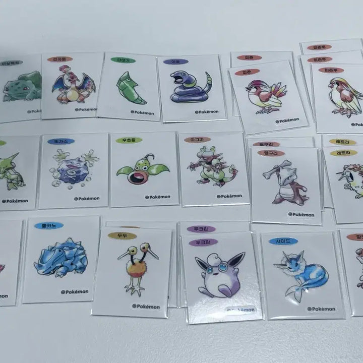 [BUNJANG] Pokemon Artwork 30th Anniversary Stickers, Joke Bear Stickers / 주기적 업뎃)포켓몬 아트워크 30주년 띠부씰 , 농담곰 등등