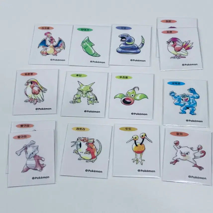 [BUNJANG] Pokemon Artwork 30th Anniversary Stickers, Joke Bear Stickers / 주기적 업뎃)포켓몬 아트워크 30주년 띠부씰 , 농담곰 등등