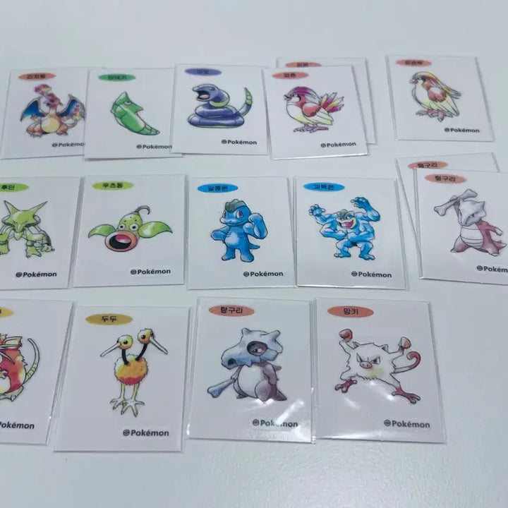 [BUNJANG] Pokemon Artwork 30th Anniversary Stickers, Joke Bear Stickers / 주기적 업뎃)포켓몬 아트워크 30주년 띠부씰 , 농담곰 등등