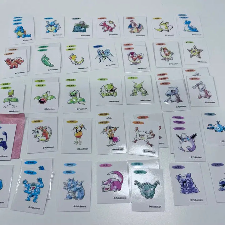 [BUNJANG] Pokemon Artwork 30th Anniversary Stickers, Joke Bear Stickers / 주기적 업뎃)포켓몬 아트워크 30주년 띠부씰 , 농담곰 등등