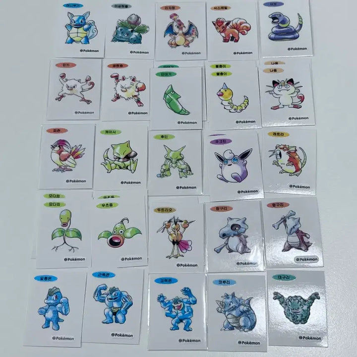 [BUNJANG] Pokemon Artwork 30th Anniversary Stickers, Joke Bear Stickers / 주기적 업뎃)포켓몬 아트워크 30주년 띠부씰 , 농담곰 등등